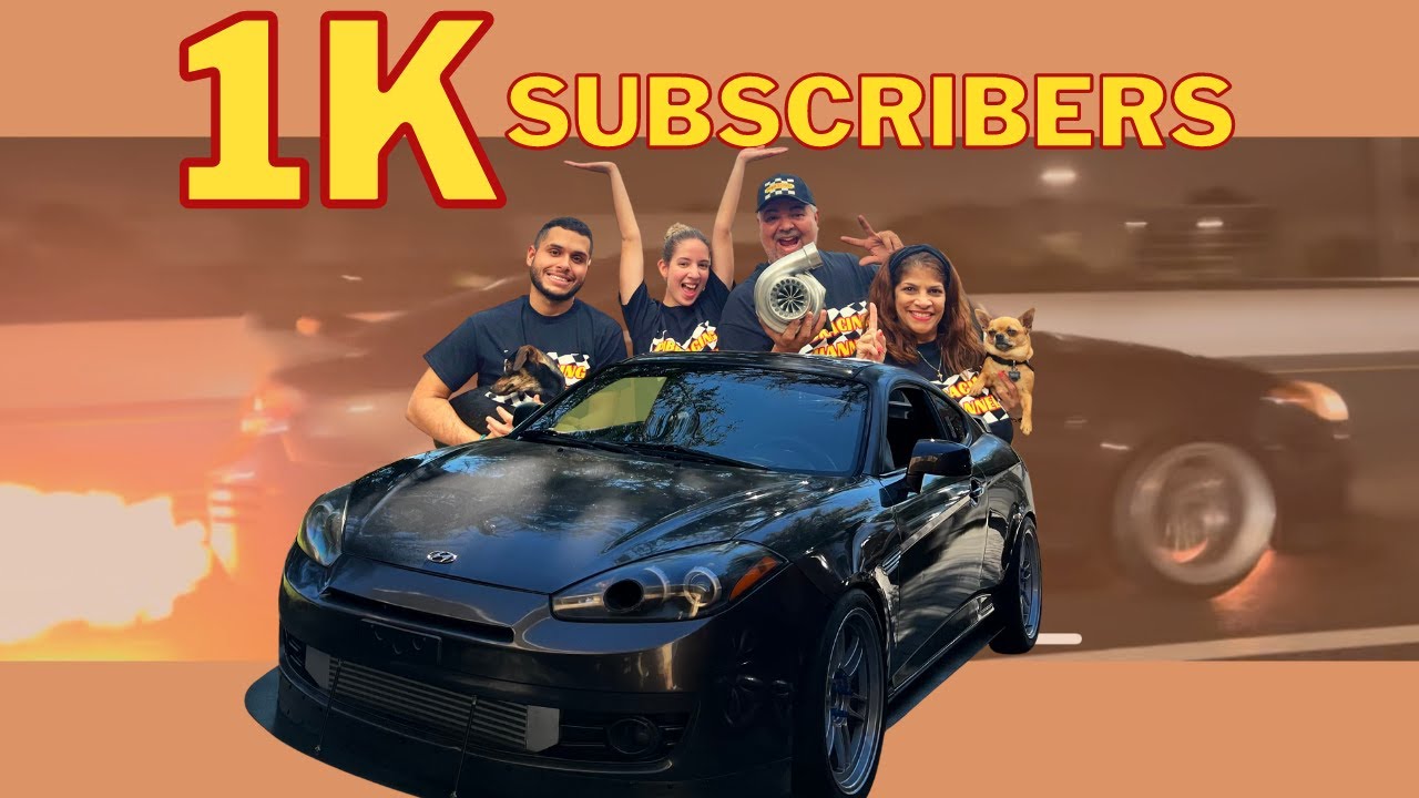HOW TO BUILD A HYUNDAI TIBURON TURBO IN 3 MINUTES/ 1K SUBSCRIBERS EDITION