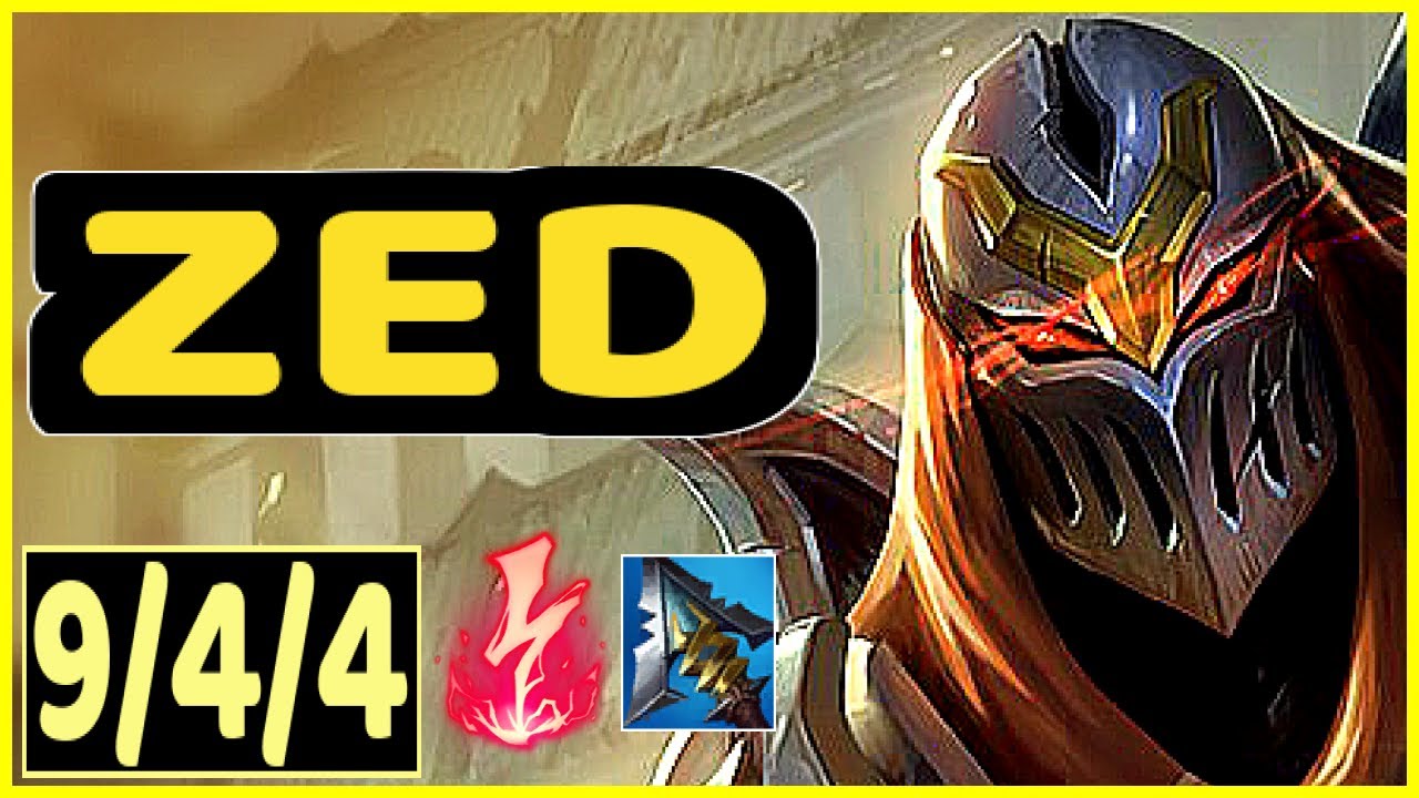 ZED VS LEBLANC - 9/4/4 KDA MID GAMEPLAY GRANDMASTER I
