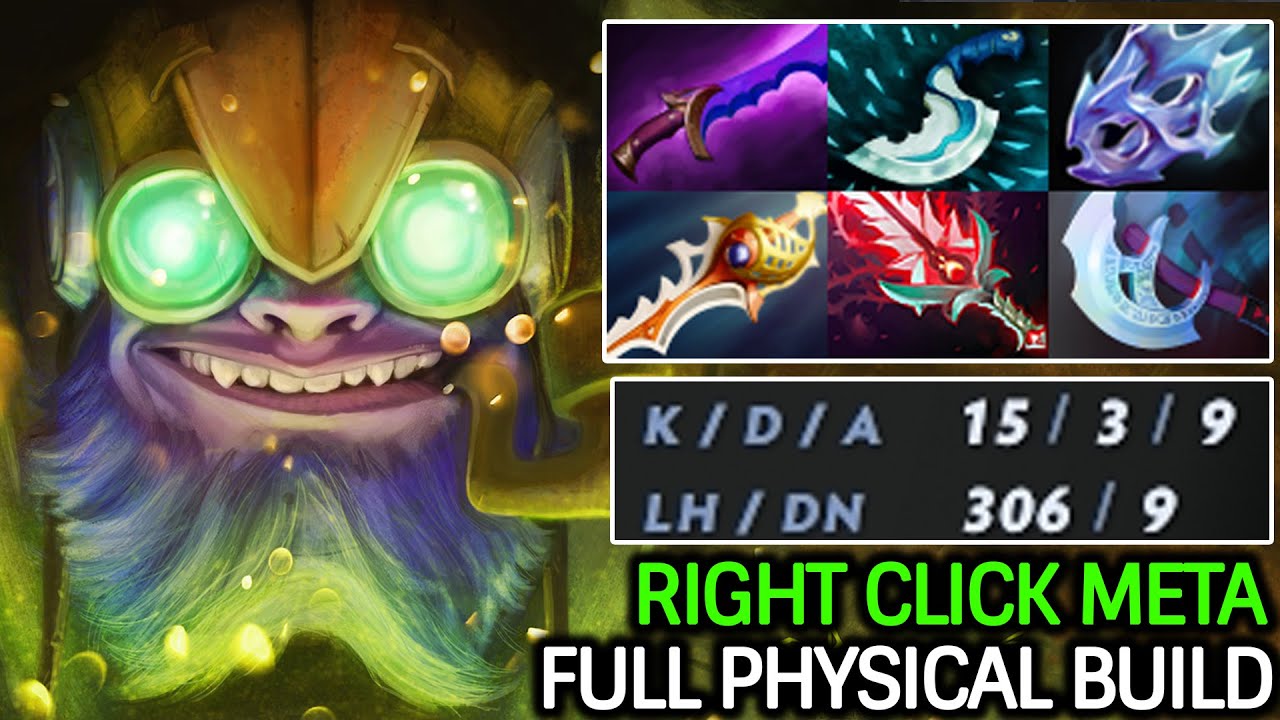 Tinker Right Click New Meta &ndash; Full Physical Build Dota 2