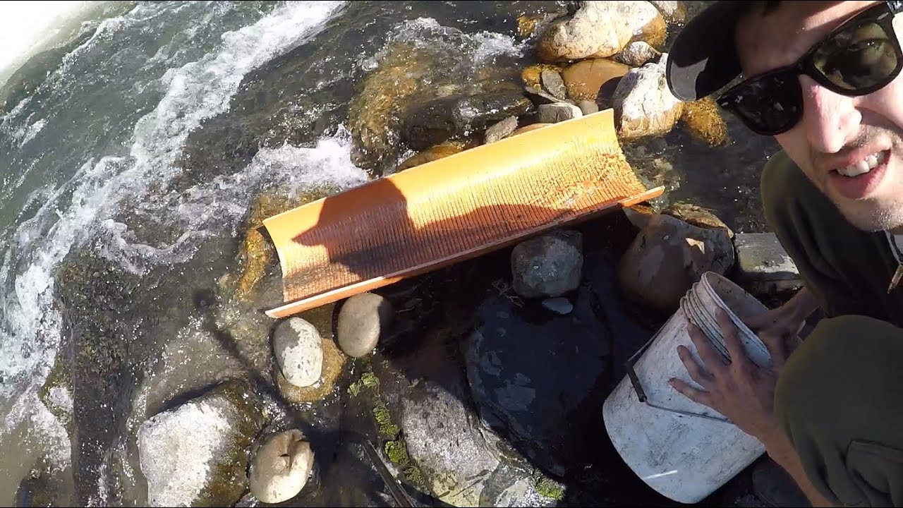 ¡¡PROBAMOS NUEVA SLUICE BOX CASERA PARA BUSCAR ORO!! LA FIEBRE DEL ORO
