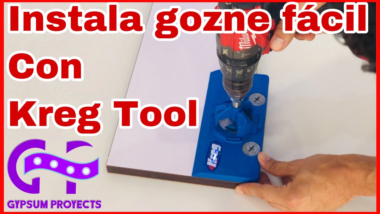 Instala gozne rápido con herramienta Kreg Concealed Hinge Jig