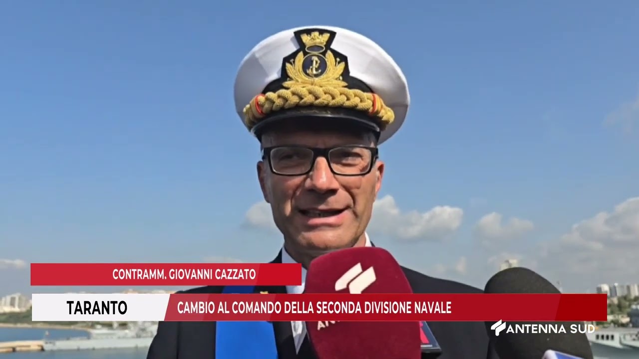 25 OTTOBRE 2024   TARANTO   CAMBIO AL COMANDO DELLA SECONDA DIVISIONE NAVALE