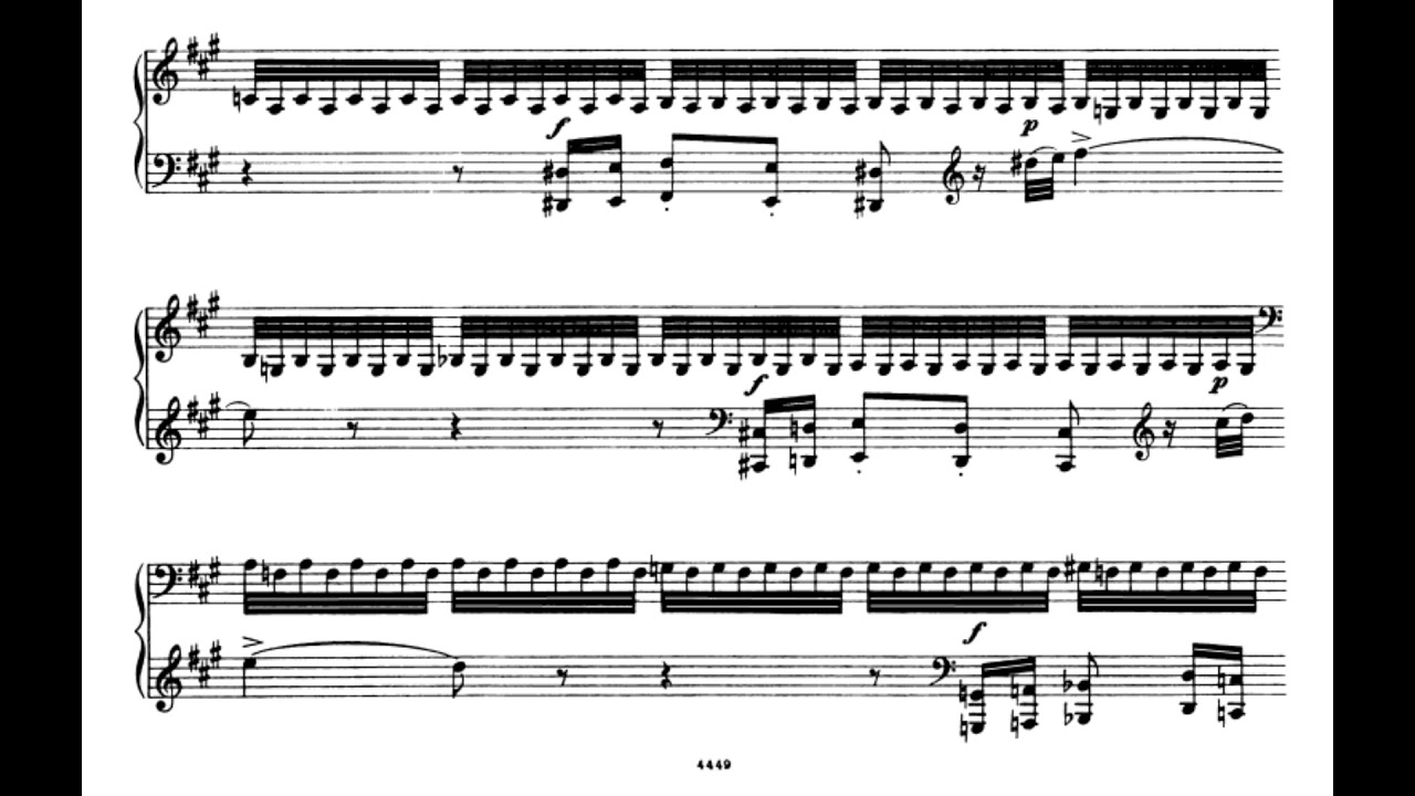 Richard Wagner - Fantasia for piano in F sharp minor