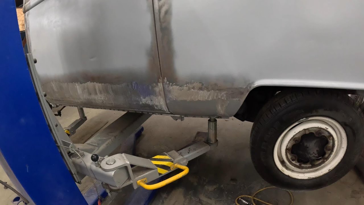1969 VW Bus Driver Side Rocker Panel and Quarter Panel Replacement, Part 2