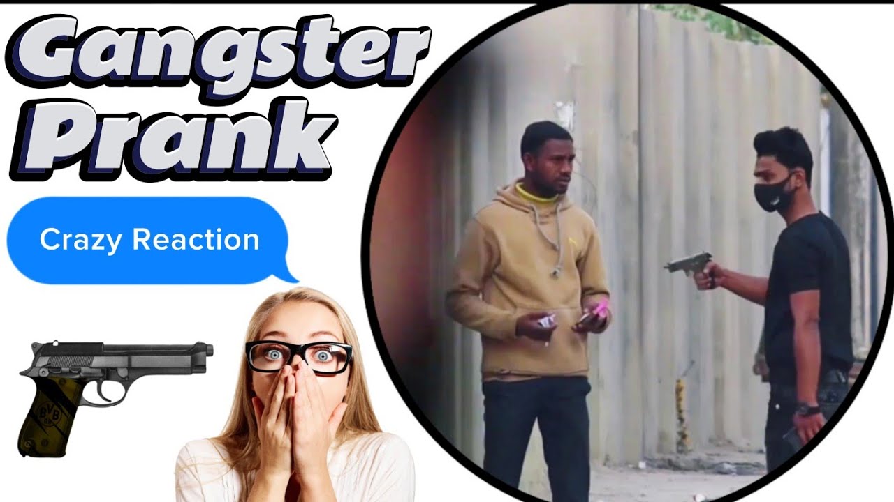 Gangster prank 🤪 Crazy Reaction 🤪 gone wrong