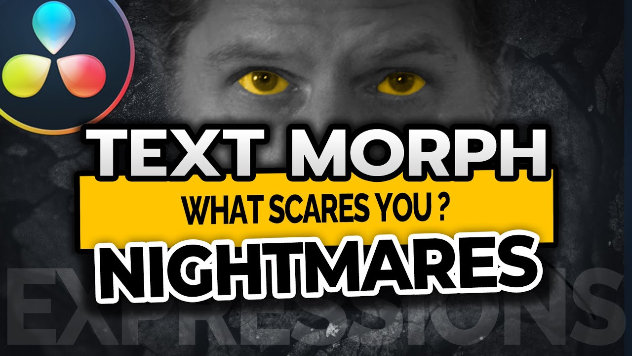 EASY Text Morph ANIMATION with Expressions / Davinci Resolve Tutorial / Fusion