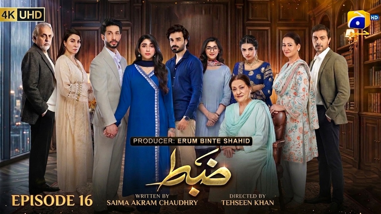 Zabt Episode 16 [Eng Sub] - Sachal Afzal - Zoha Tauqeer | June 16, 2026 - HAR PAL GEO - Review