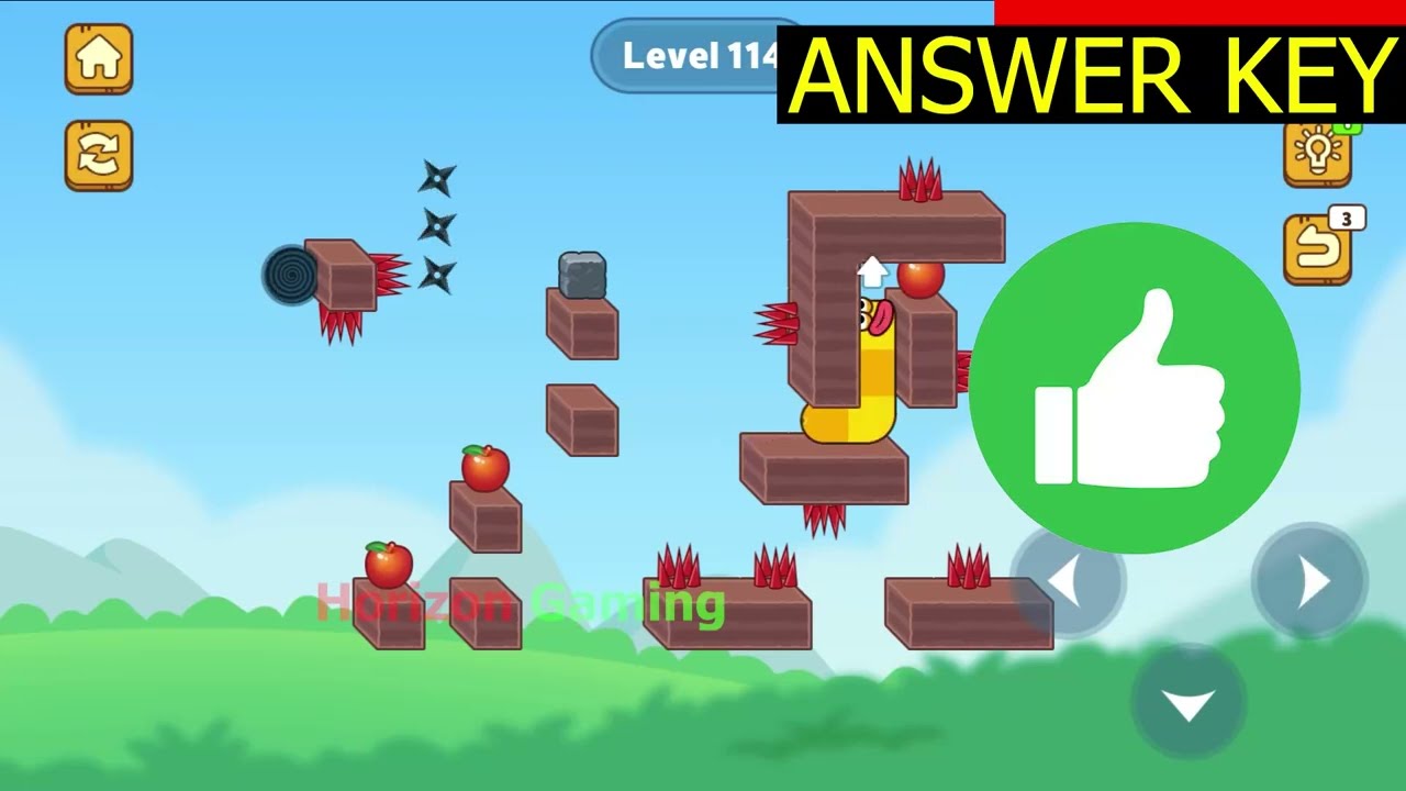 Hungry Worm - Greedy Worm LEVEL 114 - Gameplay Walkthrough Android IOS