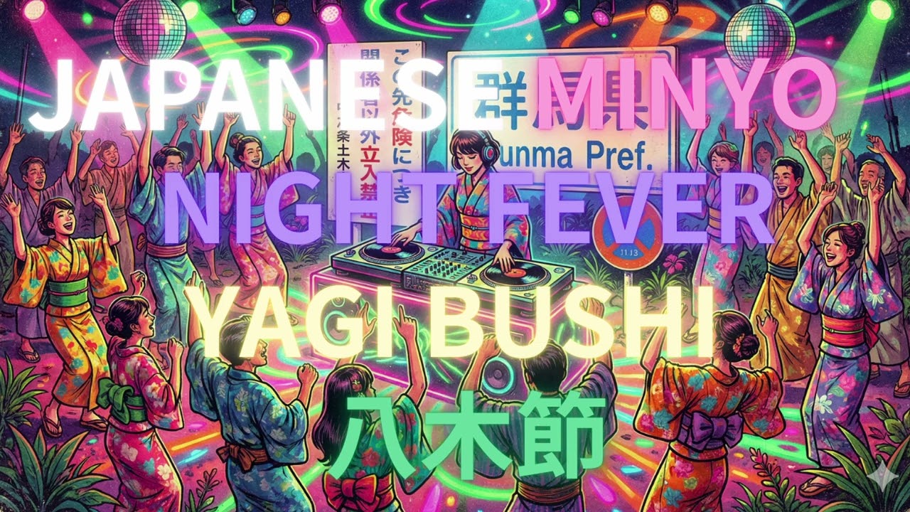 YAGI BUSHI [JAPANESE MINYO NIGHT FEVER] ｜ 八木節（群馬民謡）