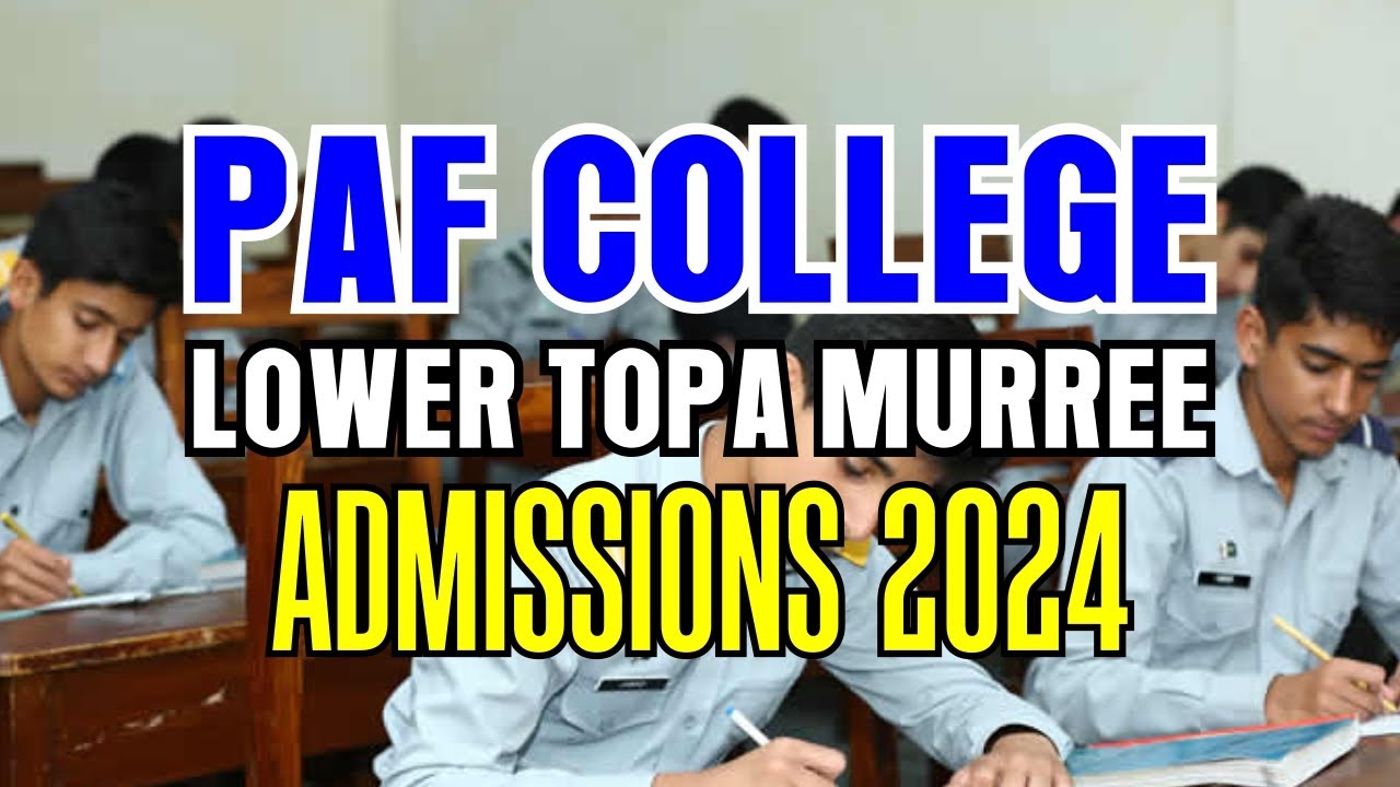 PAF COLLEGE LOWER TOPA ADMISSION 2024 | HIGHBROWS FORCES ACADEMY
