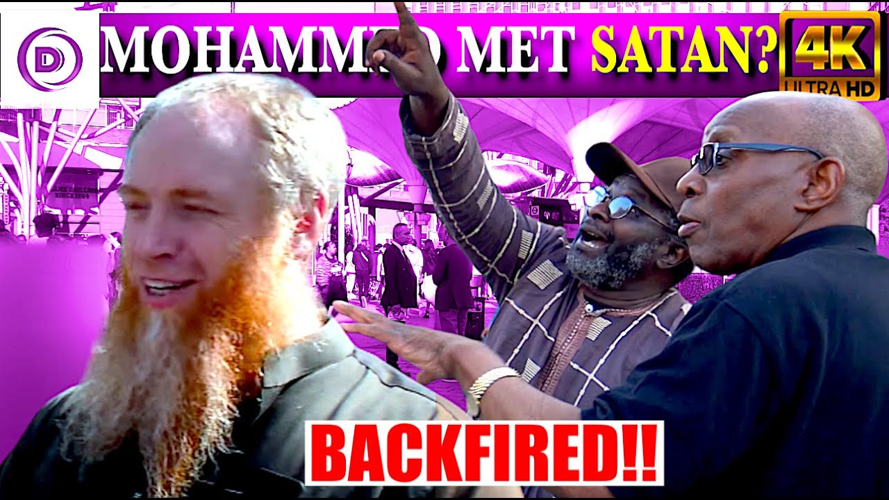 MOHAMMED MET SATAN? BACKFIRED! YUSUF & CHRISTIANS STRATFORD