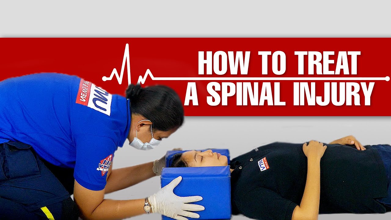 How to Treat and give First Aid to a Spinal Injury?