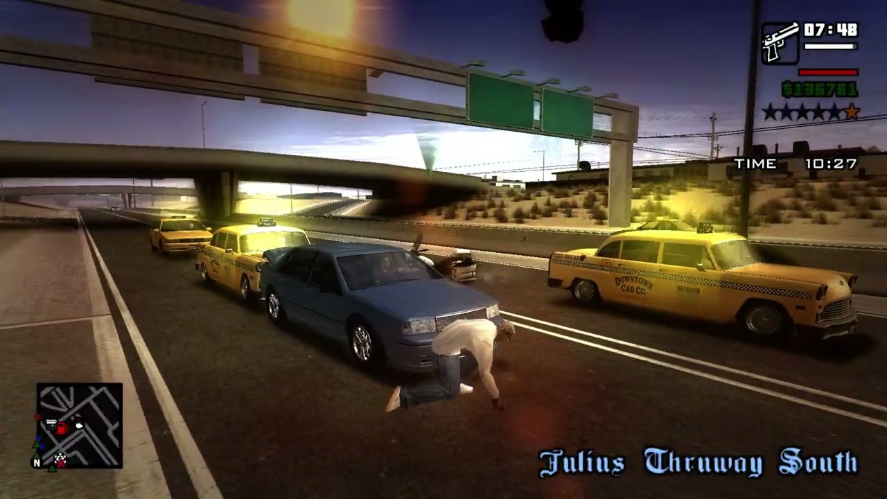 GTA SA Remster mod. Cop wheels the lazy way.