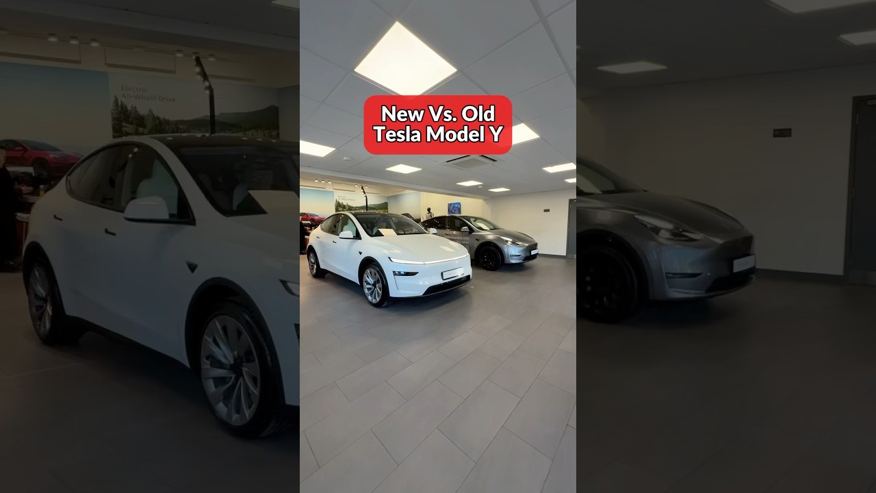 New Tesla Model Y Vs. Old Tesla Model Y - what are the differences #teslamodely
