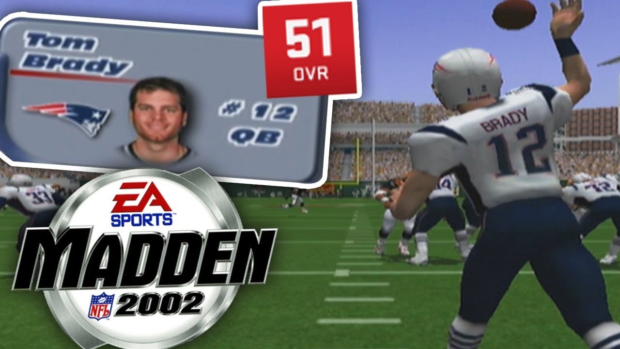 18 Years ago when Tom Brady was a 51 overall in Madden