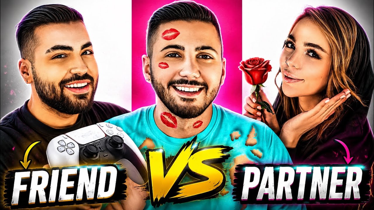 پارتنرم منو بیشتر دوست داره یا رفیقم ❤️😂؟(دعوا شد)