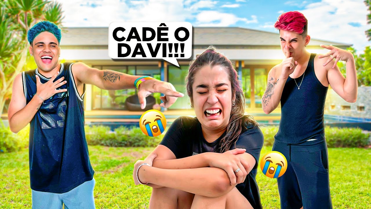 TROLEI A EMILLY POR 24 HORAS *o Davi desapareceu!