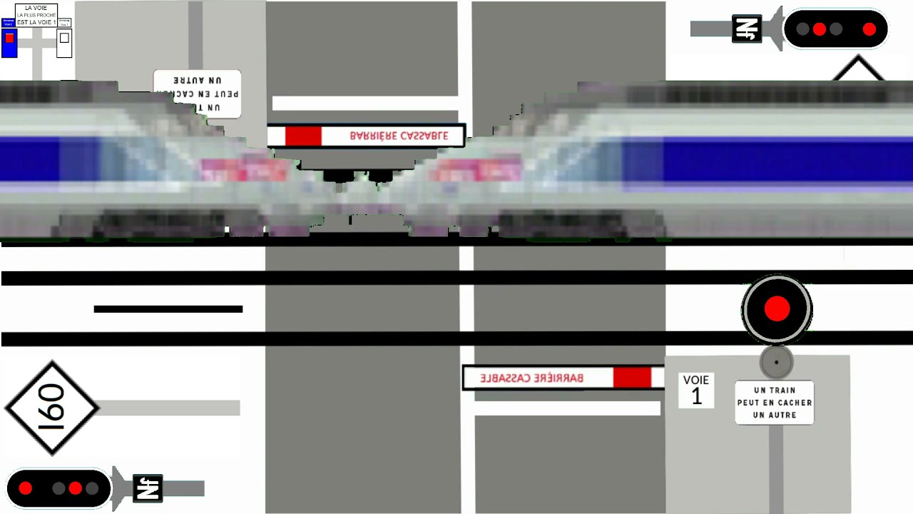 Passage à niveau - Z50000 IDFM + TGV
