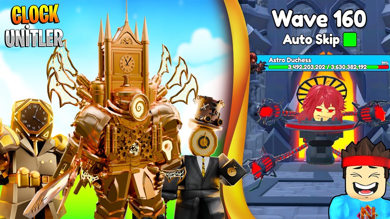 CLOCK UNİTLER VS ENDLESS MODE VE YENİ ŞARKI  🚽 Roblox Skibidi Toilet Tower Defense