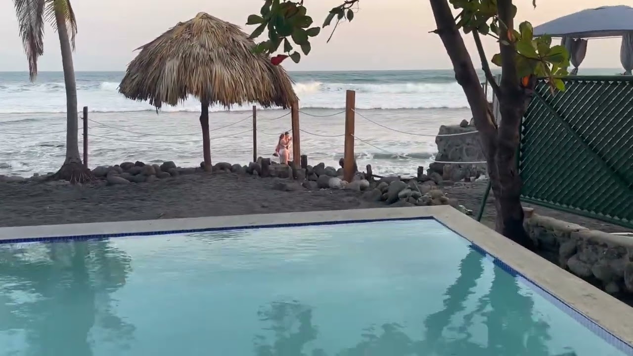 Container Hotel on the Beach in El Zonte, El Salvador
