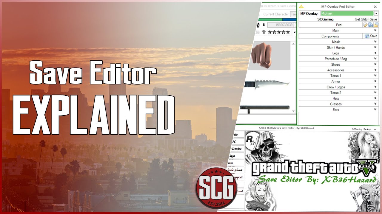 GTA 5 Online - SAVE EDITOR EXPLAINED - Vehicles & Outfits...By SCG!