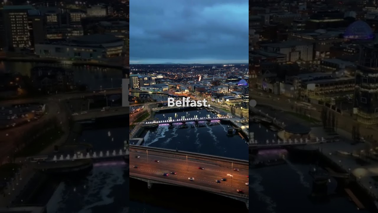 Belfast ❤️ #drone #northernireland #ireland #belfast #dji #hyperlapse