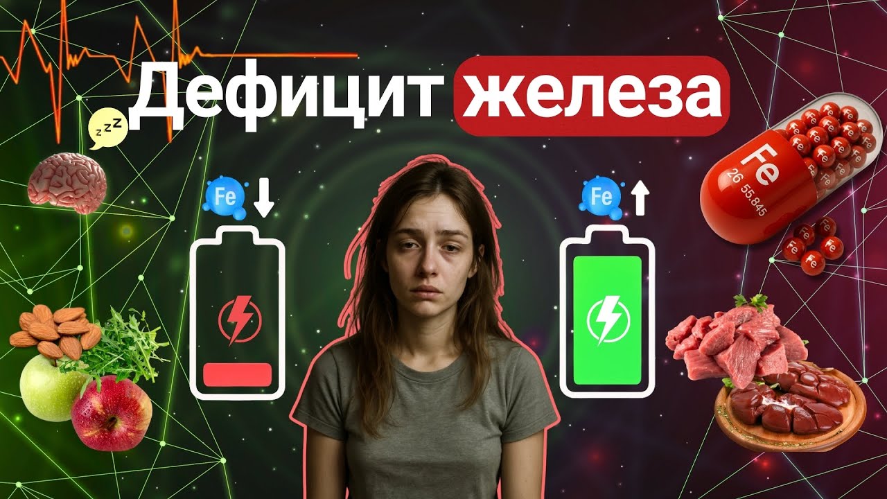 Дефицит железа: главный враг энергии, молодости и красоты