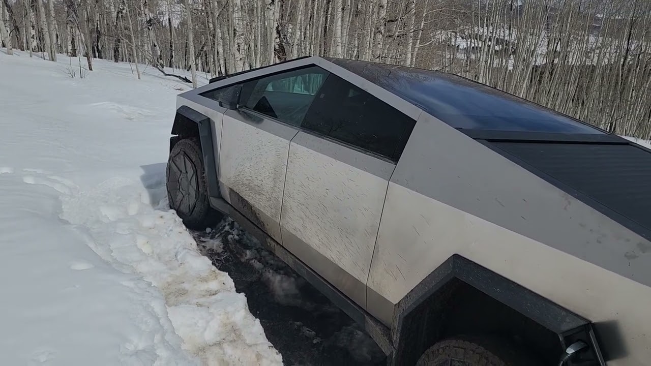 Cybertruck deep mud and snow performance
