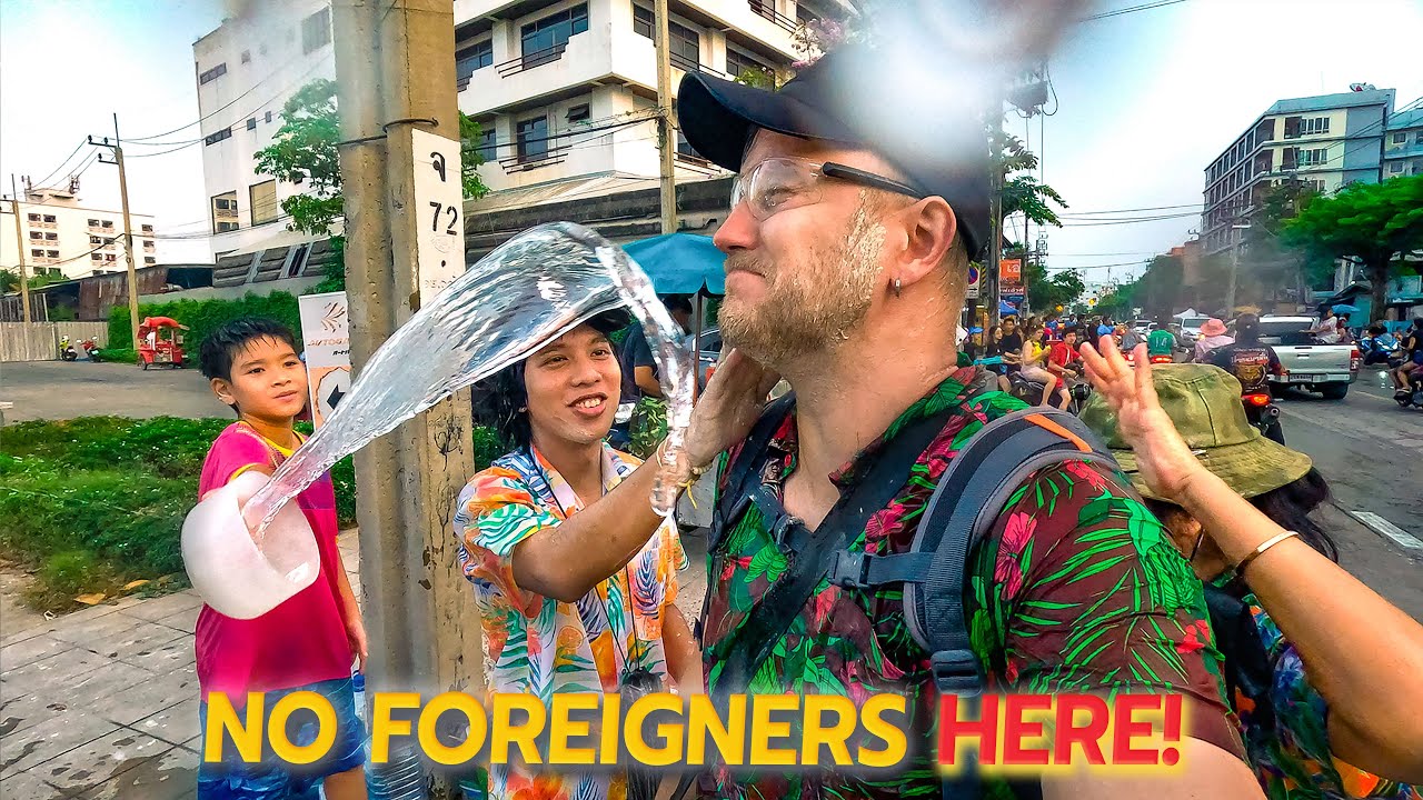NO Foreigners HERE!! / Crazy SONGKRAN in Bangkok Thailand / Thai Water Festival 2024