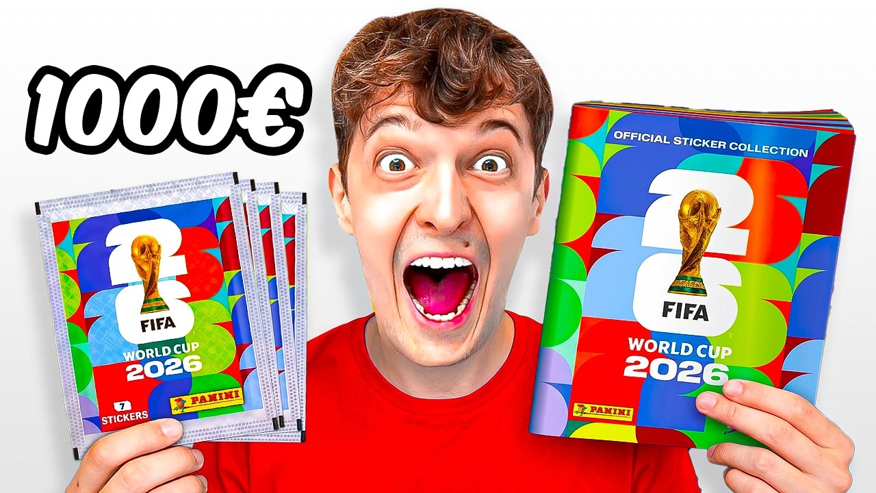 WM 2026 STICKER OPENING BATTLE! 😱 Ganzes Stickerheft f&uuml;llen!