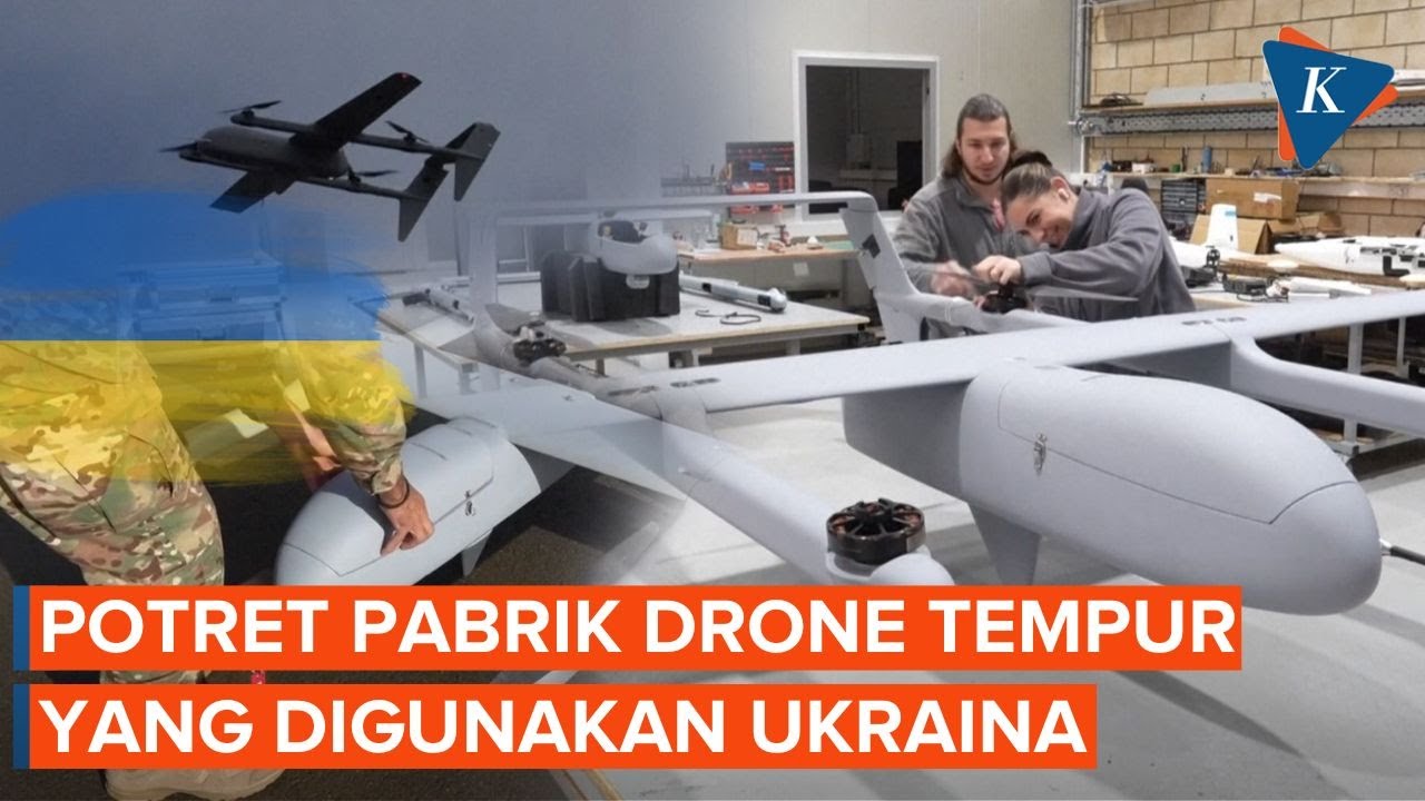 Penampakan Pabrik Drone Tempur yang Digunakan Ukraina