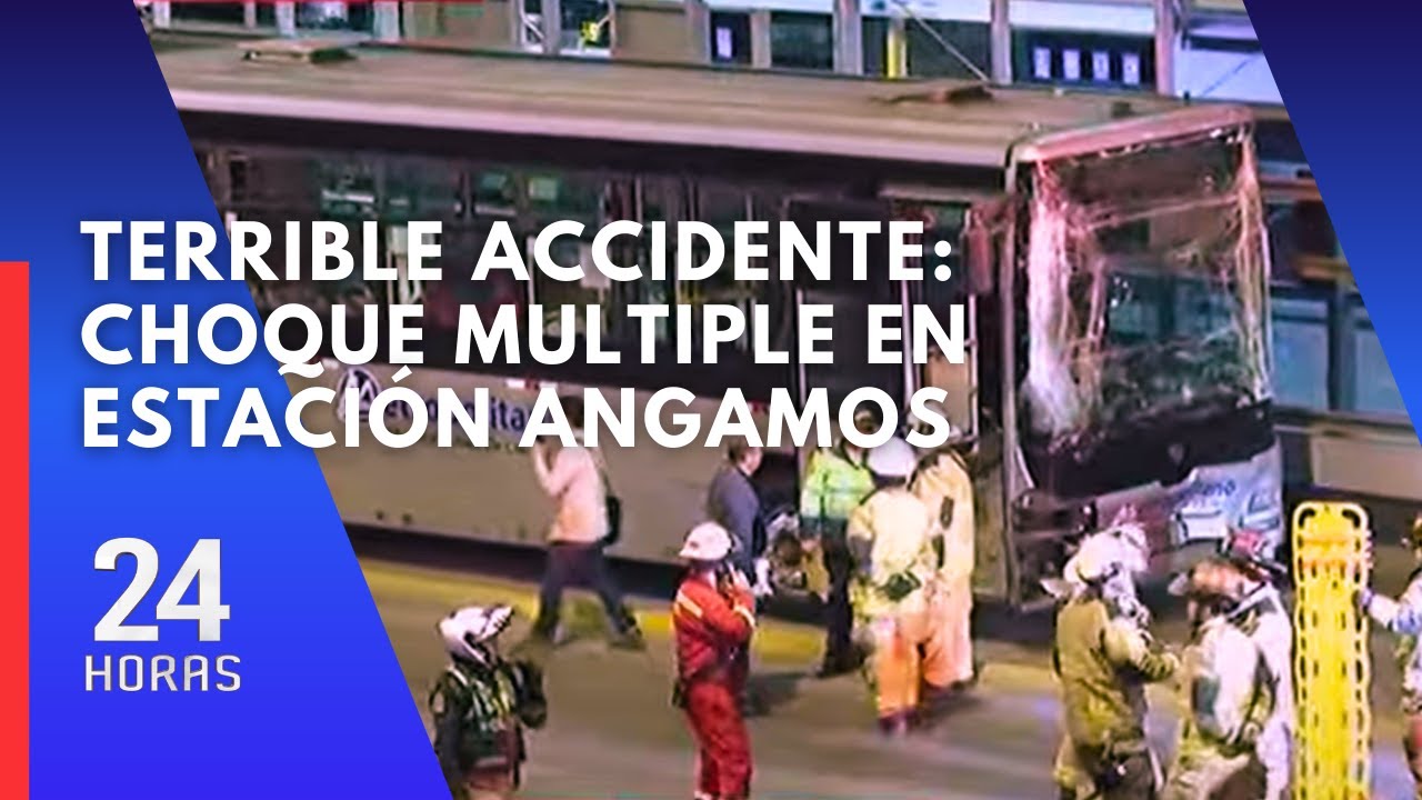 ¡Impactante! Accidente en Estación Angamos del Metropolitano deja 45 heridos 😱🚌
