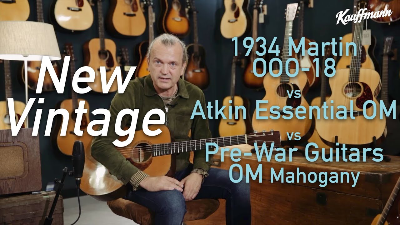 1934 Martin OOO-18 versus new vintage guitars.