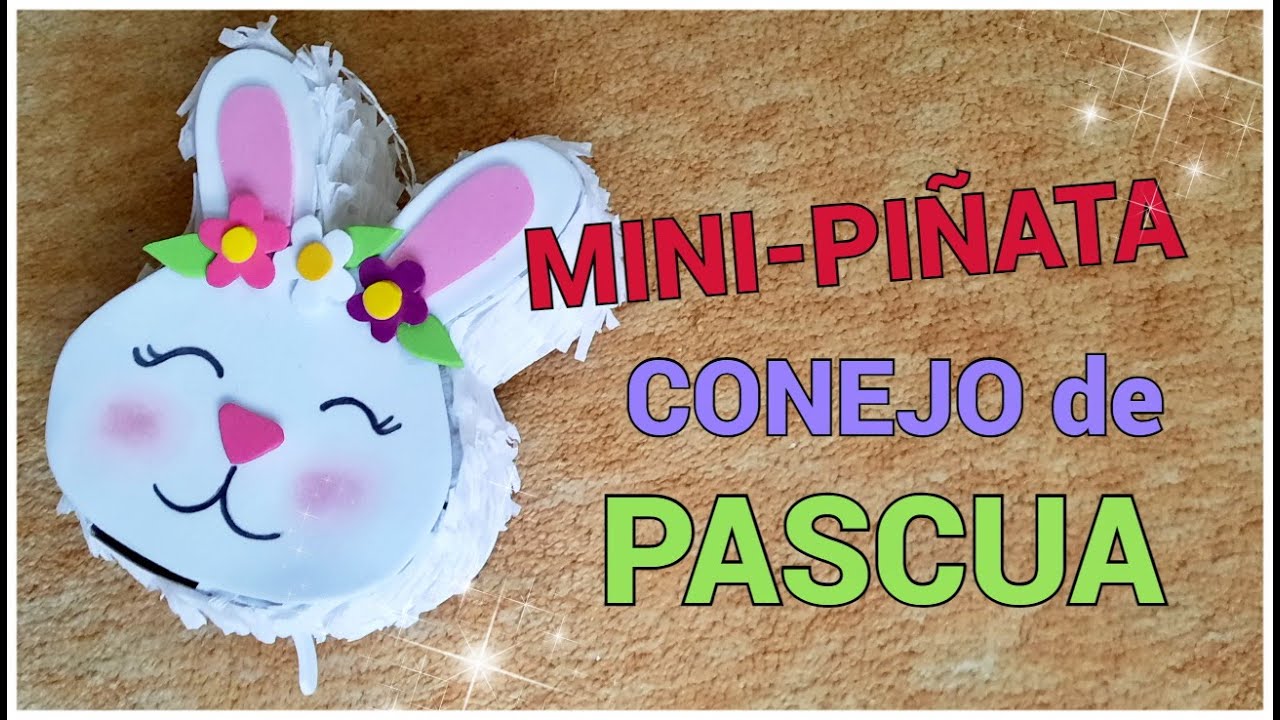 MINIPIÑATA CONEJO de PASCUA | Paso a paso