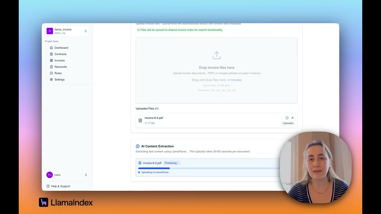 Программа для сверки счетов-фактур &mdash; создана на основе LlamaCloud.