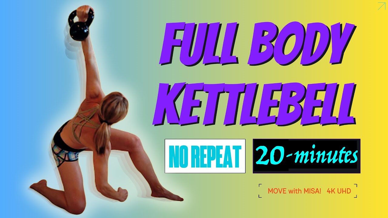 Full Body Kettlebell • 20 Minute No Repeat Workout | Move With Misa