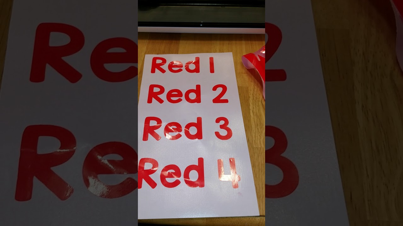 Cutting Vinyl Letters Part 2