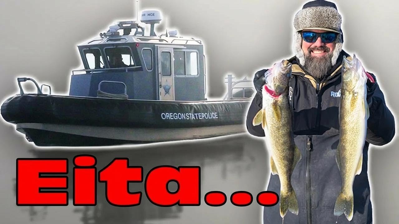 Fomos pegos pela polícia enquanto pescávamos um troféu de walleye!