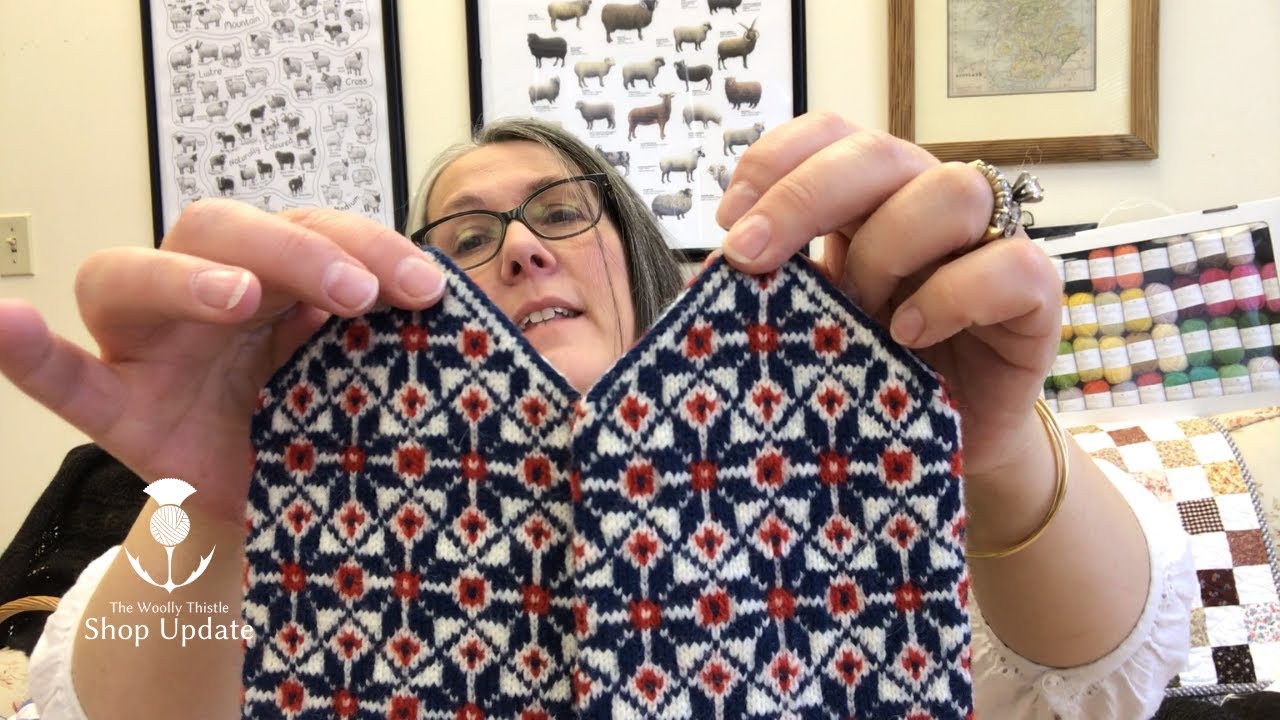 Shop Update 12/20/2019 featuring my new Latvian Mittens & finished Seaweed Slipover