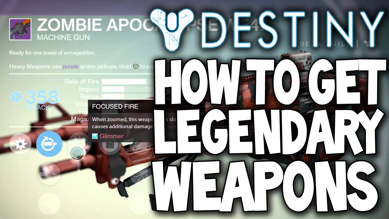 Destiny: How To Get Legendary Weapons & Armor (Super Rare Items)