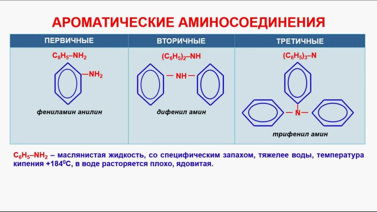 № 160. Органическая химия. Тема 24. Анилин. Часть 1. Ароматические аминосоединения