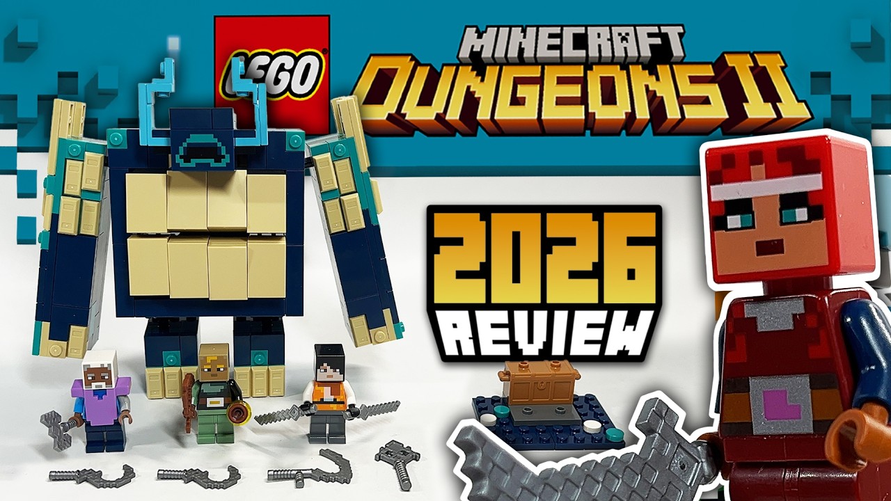 Обзор набора LEGO Minecraft Dungeons II: Битва с Искаженным Варденом (21591) &mdash; 2026