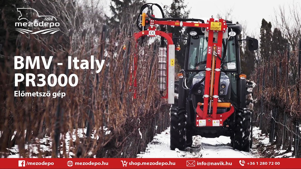 BMV Italy PR3000 - Előmetsző gép