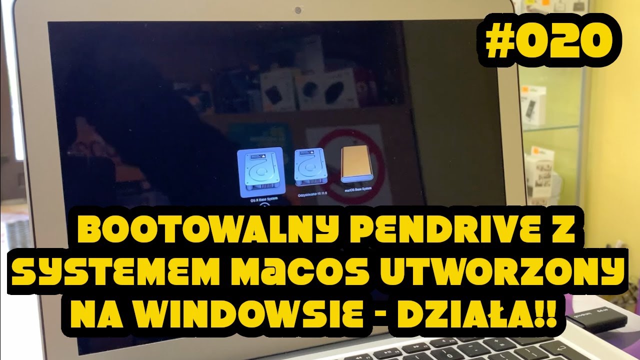 JAK na Windows zrobić BOOTOWALNY PENDRIVE z systemem MacOS | MacOS bootable pendrive using Windows.
