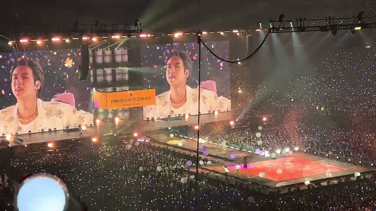 220416 BTS - 'Permission to Dance' + Comeback Teaser FANCAM PTD on stage Las Vegas Day 4 (4K 60 FPS)