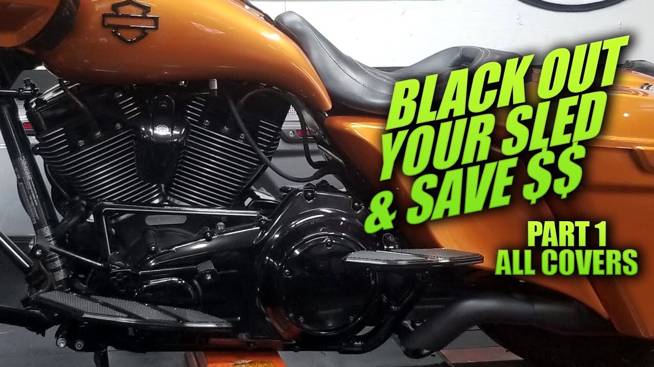 PART 1 Chrome To Black Powder Coat Parts Install Harley Touring