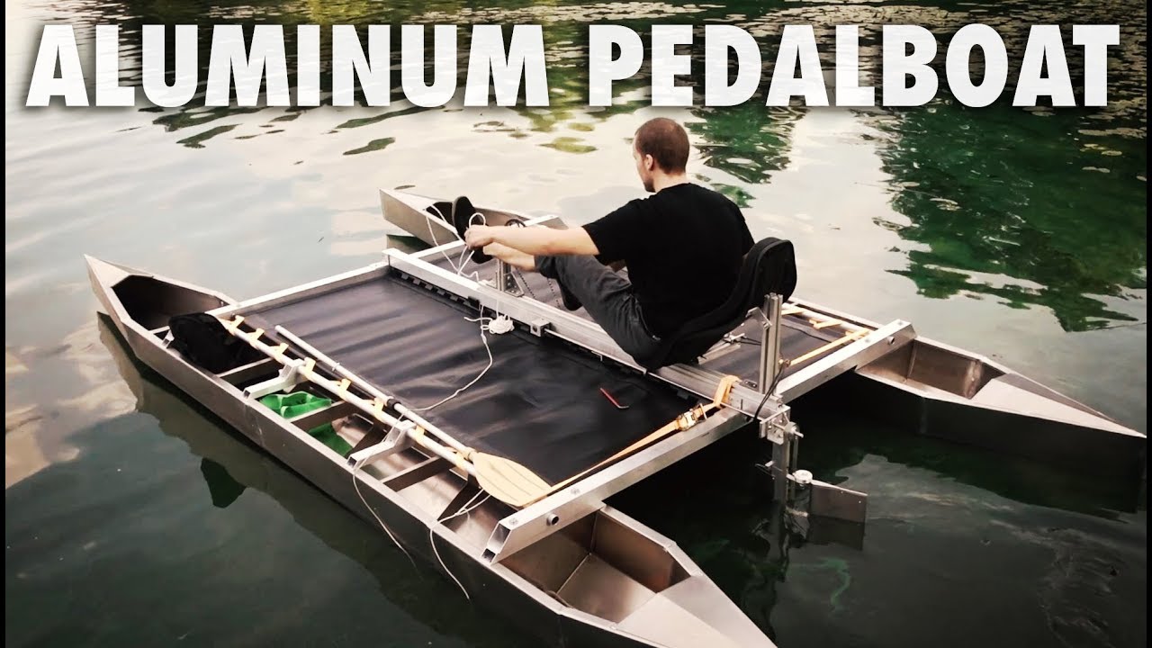 Building a Bike Boat Catamaran