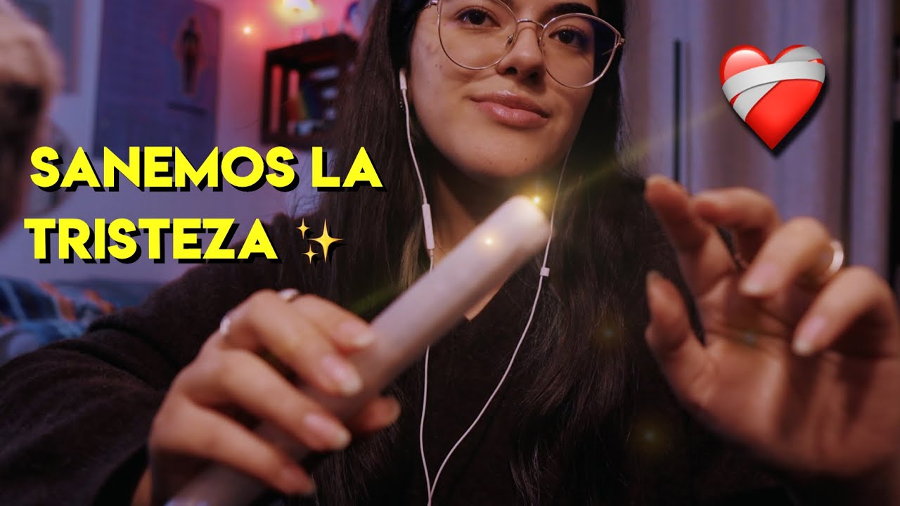 Ve este video si estás triste 🦋 ASMR Afirmaciones positivas, inaudible, cuidando de ti ❣️