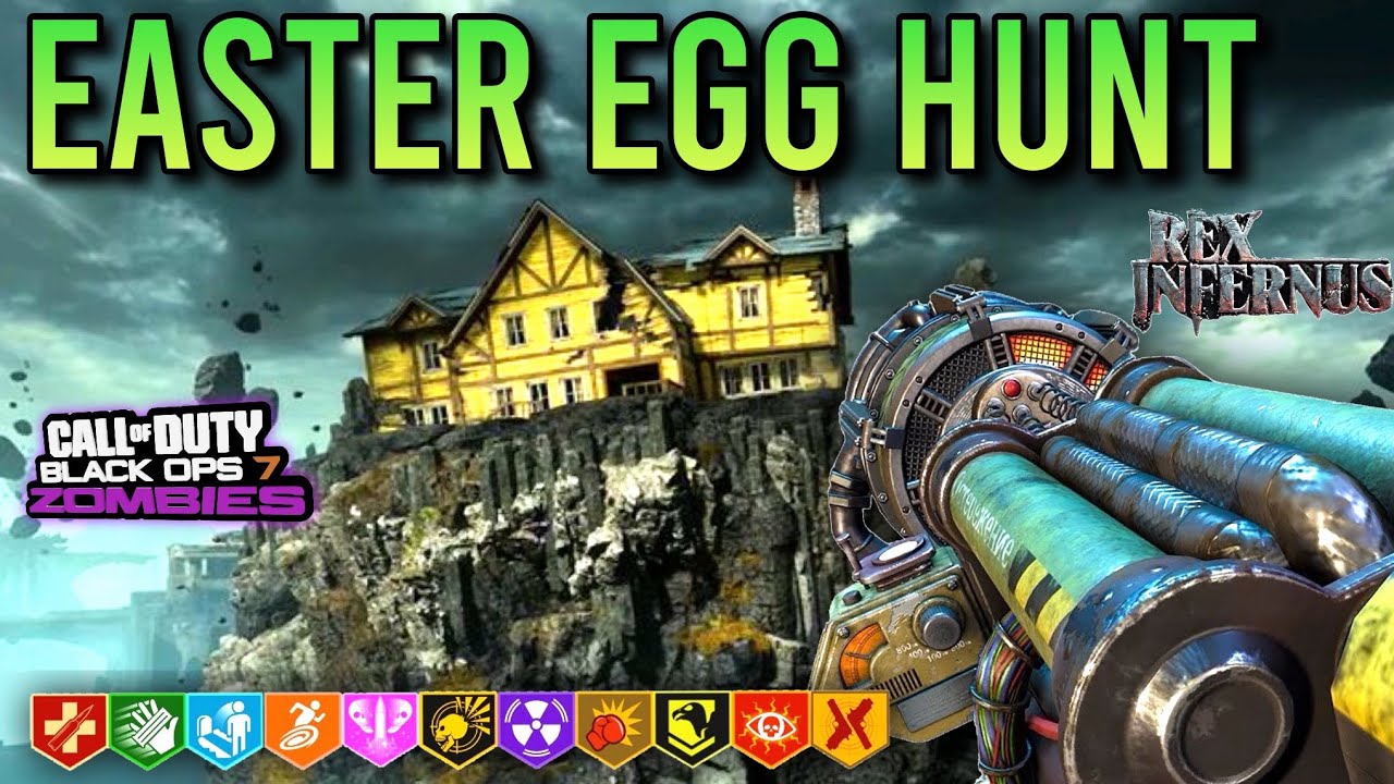 REX INFERNUS Full Easter Egg HUNT and BOSS LIVE! Black Ops 7 Zombies DLC 5