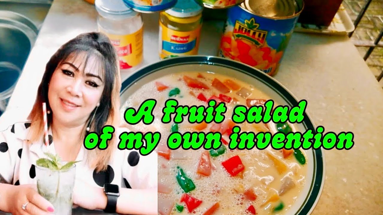 A fruit salad of my own invention.